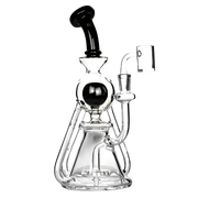 Gear Premium 9.5 inch Triple Uptake Concentrate Recycler Beaker Base